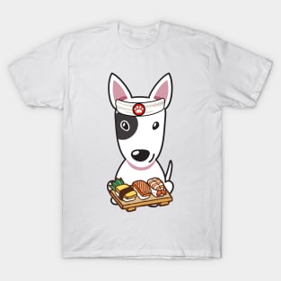 Sushi Chef Bull Terrier T-Shirt